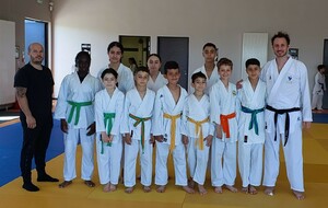 Stage Kumité avec l'entraîneur des équipes de France jeunes Franck Bisson